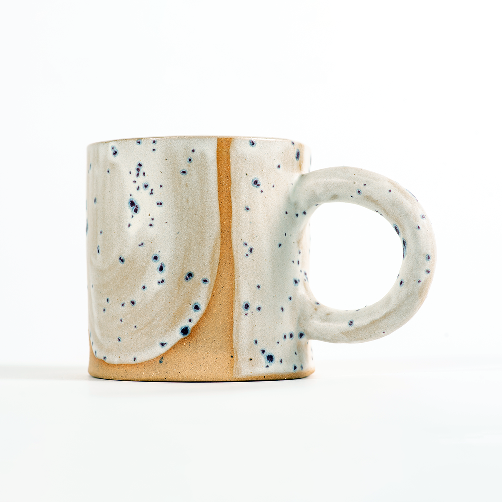 Speckled White Mug