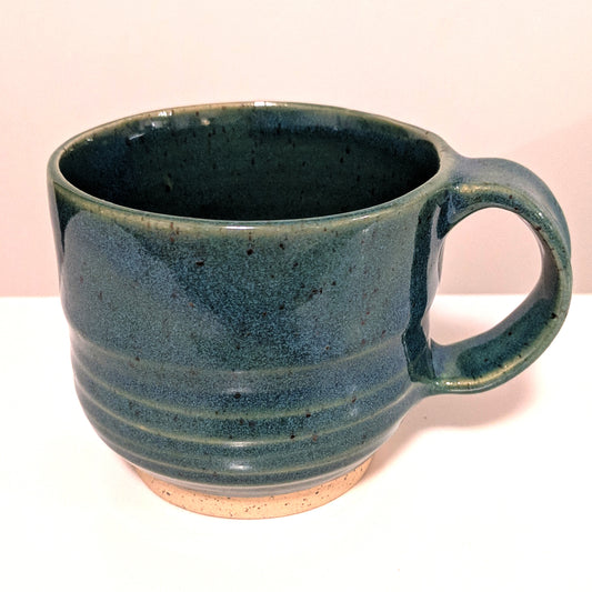 Handmade Turquoise Speckled Mug